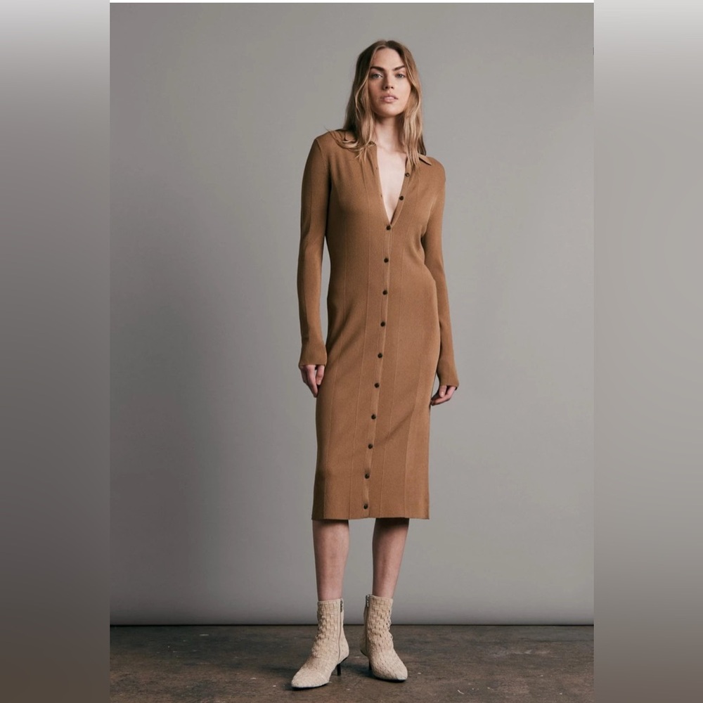 Pacey Button Down Midi Dress size XS New with tags